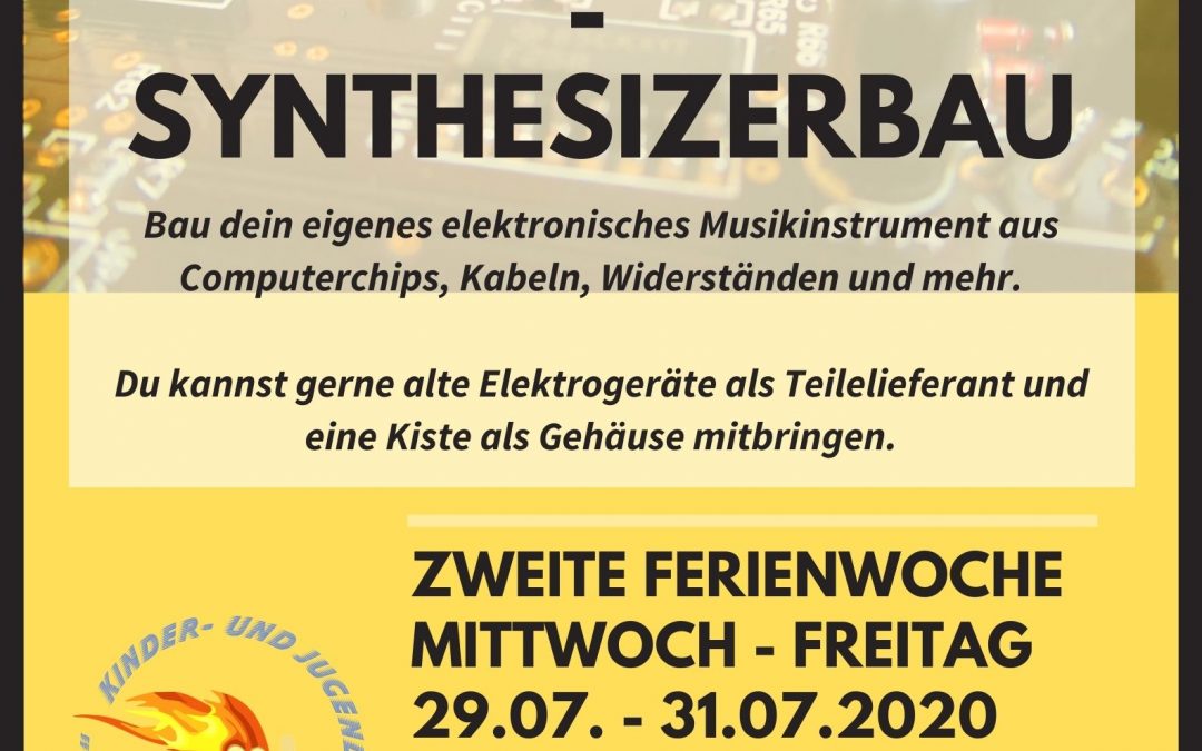 Flyer für den Synthesizer Bau Workshop